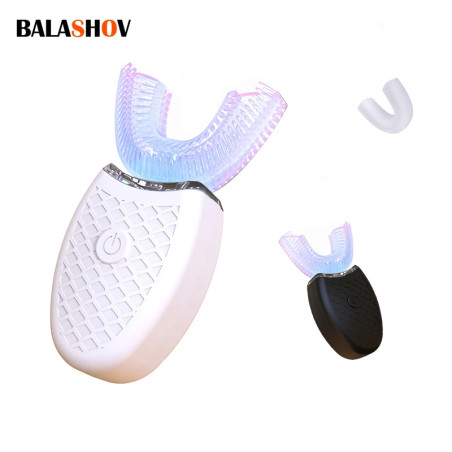 Brosse à dents sonique BALASHOV de type U : nettoyage et blanchiment à 360°